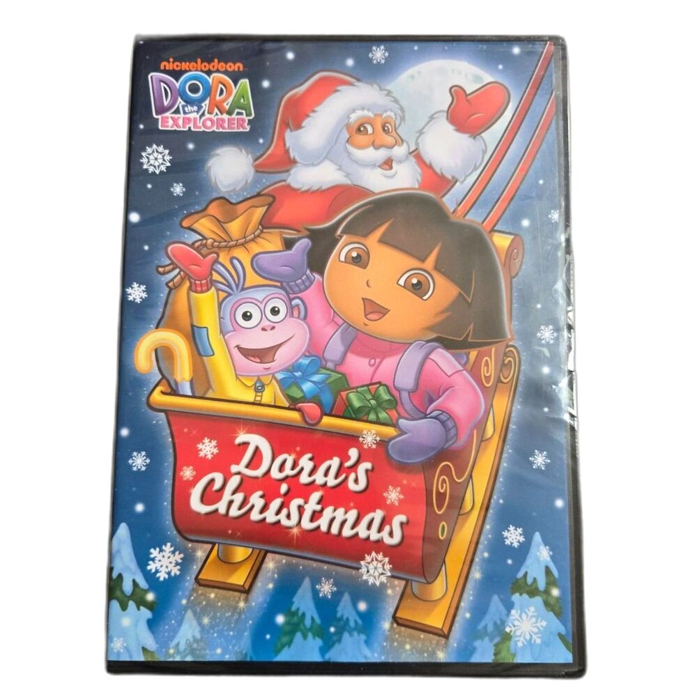 Dora's Christmas DVD Nickelodeon Dora the Explorer Holiday Kids Movie (SEALED)